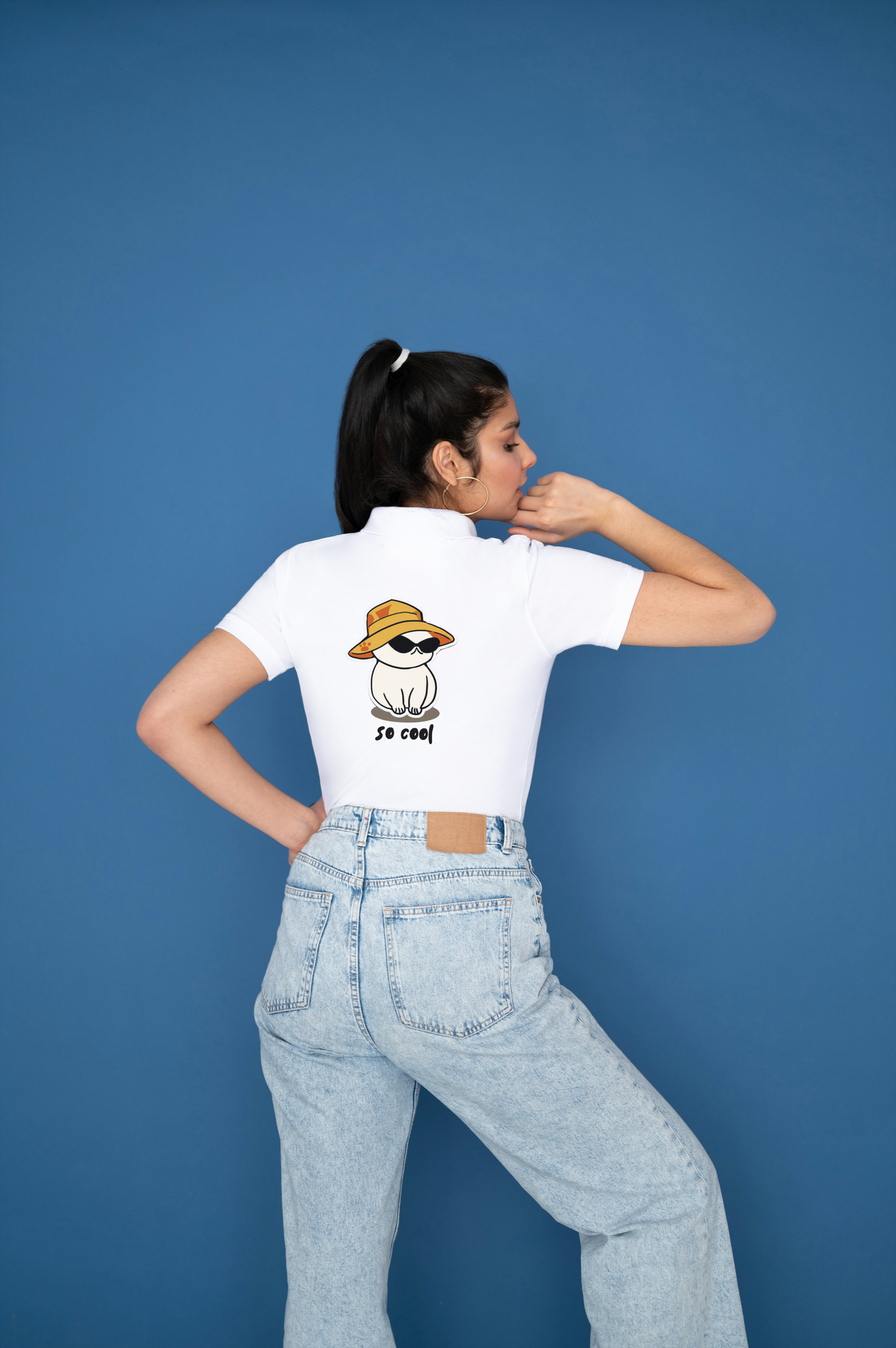 "So Cool Cat" T-Shirt โ Chill Vibes Only on back side ๐ถ๏ธ๐ฑ
